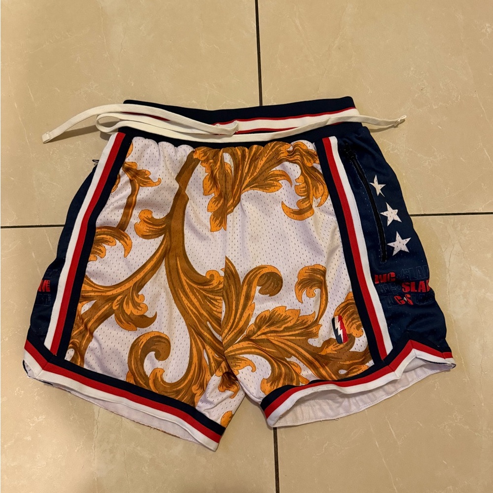 Collect and select who cares SLAM 92 Gold shorts dream team USA sz small